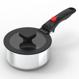 Marmite de cuisine en acier inoxydable à trois plis de haute qualité poêle à frire WOK ensembles de cuisson Wok - Product Image 4