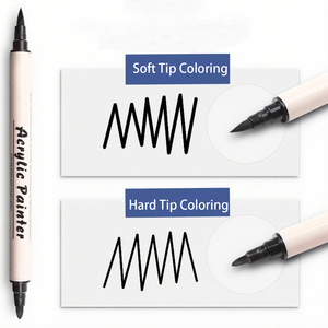 Khy Tùy Chỉnh 60 Màu Sắc Không Chảy Máu Không Thấm Nước Vĩnh Viễn Acrylic Đánh Dấu Thiết Lập Dual <span class=keywords><strong>Tip</strong></span> Acrylic Đánh Dấu Bút Cho Bức Tranh Graffiti - Product Image 2