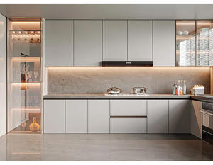 Meuble de salle à manger moderne de luxe, sur mesure, en bois, écologique, avec rangement pour salles à manger/salons, meuble multifonctionnel - Product Image 1