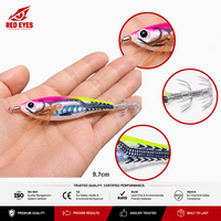 Échantillon Gratuit Vente en Gros Nouveau Style Leurre Horizontal Luminescent pour Crevettes et Calamar 5.5g Appât pour Poulpe
