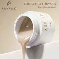 ARNAILO Gel UV Constructeur Nude Séchage Rapide Super Résistant Norme UE Longue Durée Écologique Sans HEMA Professionnel Facile à Modeler pour Ongles
