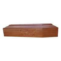 Ataúd de Madera Estilo Europeo al por Mayor, Artículos Funerarios Biodegradables y Ecológicos para Entierro, Almacenamiento, Color Personalizado, Shandong