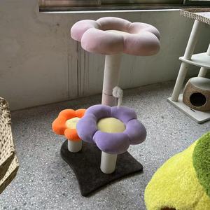 Custom Flower <strong>Cat</strong> Tree and Scratcher <strong>Large</strong> <strong>Cat</strong> <strong>Tower</strong> Scratching Posts Tall <strong>Cat</strong> Tree With Perches <strong>for</strong> Play - Product Image 6