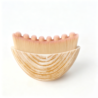 Brosse de massage faciale personnalisée avec logo, anti-cellulite, pour le visage sec, outil de beauté, brosse de contour lymphatique, masseur facial pour drainage lymphatique