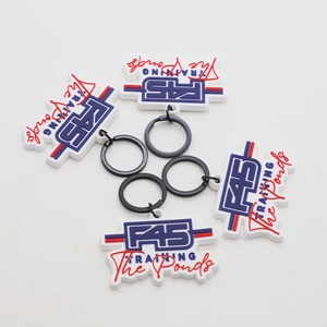 Wholesale Custom Premium Embossed PVC <b>Key</b> <b>Ring</b> Durable Multi-Color Rubber Keychain for Sports Clubs & Health Center Swag - Product Image 2