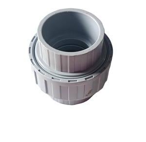 Pntek Ningbo PVC Công Đoàn của PVC phụ kiện đường ống màu xám đen SCH 40 80 PVC ổ cắm hoặc nữ chủ đề Công Đoàn - Product Image 1