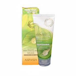 Cosméticos Coreanos ASPASIA Espuma Limpiadora Hidratante de Caracol Antiarrugas con Ácido Hialurónico, Eliminador de Puntos Negros, Cuidado Suave de los Poros, 180ml - Product Image 2