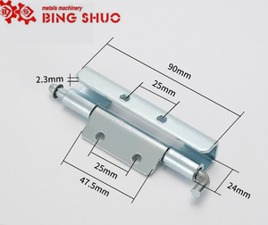 CL283-1-2-4 Eisen/Edelstahl Abnehmbares Scharnier Verstecktes Scharnier für Schalt schrank mit rundem Loch und Taillen loch - Product Image 4