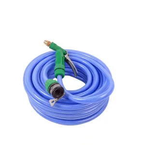 car wash equipment Customizable, 3/4 inch 18mm colorful Flexible Pipe Anti-UV PVC Water Garden Hose Pipe/