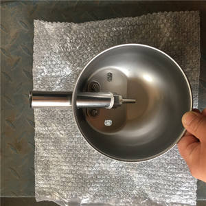 Hayvan besleyicileri için 160mm paslanmaz çelik 304 yuvarlak su kasesi - Product Image 5