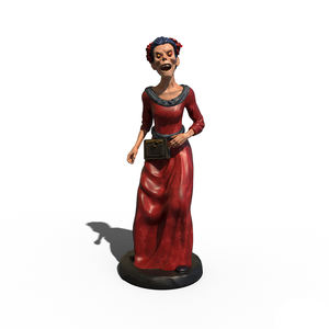 Figuras artesanales de resina personalizadas, mini figura de chica zombi, nueva colección de decoración de gabinete para el hogar, estatuas de arte en 3D en miniatura horribles - Product Image 1