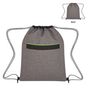 Sacs à cordon tendance personnalisés, sacs à dos de sport en polyester bon marché pour la promotion, vente en gros - Product Image 2