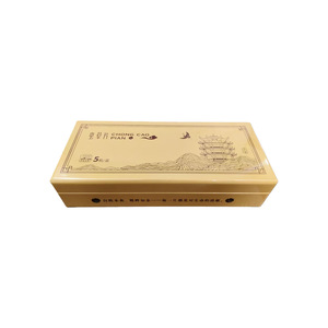 Boîte Cadeau de Comprimés de Cordyceps Chong Cao Pian, 5 Bouteilles, Boîte de Rangement en Bois Premium, Emballage Médical Fait Main - Product Image 5