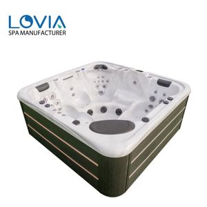 Baignoire à remous de luxe Jacuzzier <span class=keywords><strong>Balboa</strong></span> 5 personnes Hydro air Massage Baignoire Acrylique Bain à remous Spa - Product Image 3