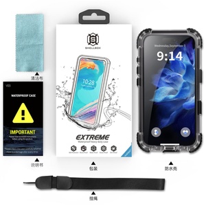 เคสโทรศัพท์กันน้ำสำหรับ iPhone 15/15 Pro/ 15 Plus/ 15 Pro Max อัพเกรดให้100% มุมตกผิวด้านพร้อมสายคล้อง - Product Image 2