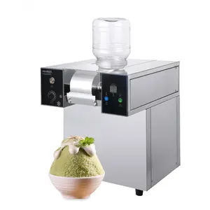 Milch-Schnee-Eismaschine gewerbliche Schneeflocken-Eismaschine koreanische Bingsu-Maschine vollautomatisch 180 kg Elektrisches Silber 1300 W