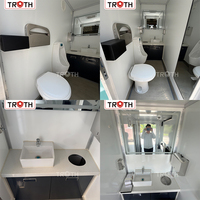 Remorque Sanitaire Portable Truth avec 3 Cabines WC et Douche, Intérieur Personnalisé pour Camping-grounds, Festivals et Flottes de Location