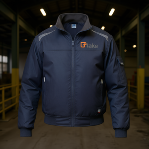 Ttake Bomber Jacket 2XL Grey Workwear Safety Outerwear - Product Image 3