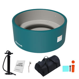 <span class=keywords><strong>Piscine</strong></span> gonflable portable hors sol avec parois renforcées en tissu PVC Drop Stitch DWF, baignoire de glace gonflable, <span class=keywords><strong>tube</strong></span> de bain froid - Product Image 2