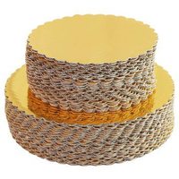 Plateau à gâteau en carton ondulé de 2 mm d'épaisseur, 6/8/10/12 pouces, base ronde robuste pour gâteau, plateaux à gâteau jetables pour boulangerie