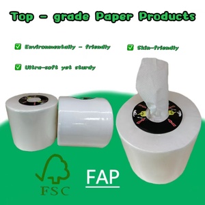 Bột giấy nguyên chất cuộn khăn tay Jumbo bán buôn 1300g bọc riêng 19cm rộng 300m Tổng chiều dài giấy nhà bếp khăn tay Jumbo - Product Image 3