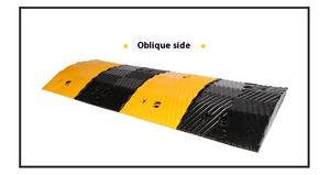आसान-से-स्थापित 1000*300*60 मिमी पीला + काले गति की कार सड़क ब्रेक में 30 मीटर/एस यातायात सुरक्षा रबर - Product Image 6