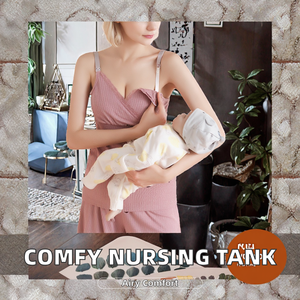 Débardeurs d'allaitement confortables en viscose pour femmes enceintes, à col en V, avec coussinets amovibles, respirants et antibactériens, en dentelle, vente en gros - Product Image 3