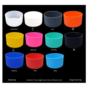 Copri Tazza in Silicone Moderno e Leggero, Isolante Termico Antiurto, 7.5CM/9CM, Vendita Calda Transfrontaliera - Product Image 5