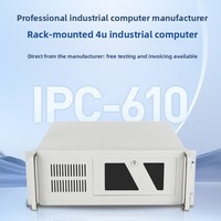 Ordinateur industriel 19 pouces XinChuang Core i3 en aluminium, modèle iIPC610P, pour équipement de contrôle industriel domestique, montable en rack 4U, avec disque de 256 Go