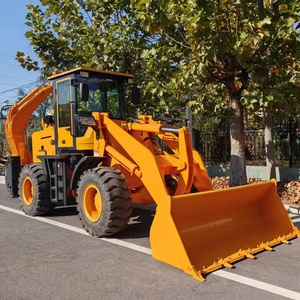 Trung Quốc máy 3ton Công suất máy xúc loader 4x4 3 tấn bánh xe mini backhoe loader để bán - Product Image 3