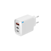 Hochwertiger UK AU US EU Stecker 1 USB-C und 2 Typ-C Elektrischer 5V/3A Schnell-Ladeadapter für Handy Kamera Tablet