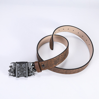 Ceinture pour homme avec boucle en alliage vintage, style rétro, mode jeune, personnalité non mainstream, vente directe fabricant