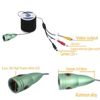 Moniteur couleur 10 "pouces 20m 30M 50M 1000tvl WiFi caméra vidéo de pêche sous-marine