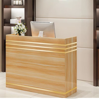 Comptoir de caisse minimaliste moderne, comptoir de bar compact, armoire de caisse pour magasin de vêtements, réception, bureau d'accueil