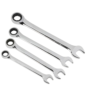 Juego de Llaves de Trinquete de 72 Dientes, Llave de Trinquete de Doble Uso, Acero al Cromo Vanadio, Reparación de Automóviles, Instalación de Muebles - Product Image 1