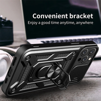 Haute qualité 3 1 nouveau Design antichoc étui de téléphone portable pour iPhone 14/14 Pro Max porte-anneau arrière couverture de téléphone protecteur d'écran