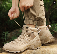 Bottes de travail antidérapantes pour hommes chaussures de randonnée tactiques respirantes pour le camping en plein air chasse tout-terrain utilisation hivernale