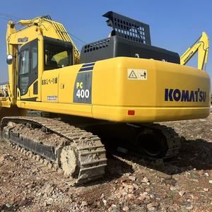 Excavadora de cadenas Komatsu PC400 usada, 40 toneladas, motor original de Japón, pocas horas de trabajo, para minería y canteras. - Product Image 1