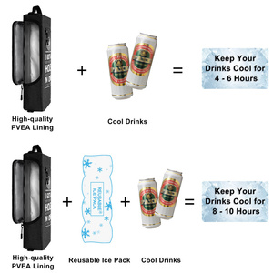 Sac isotherme souple pour voiturette de golf, glacière souple pour <span class=keywords><strong>bière</strong></span>, capacité 6 canettes, sac isotherme imperméable pour voiturette de golf - Product Image 2