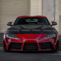 Capot avant en fibre de carbone style S pour Toyota Supra A90 A91 MKV