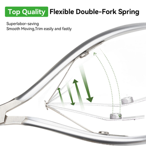 Outil de manucure et de pédicure en acier inoxydable pour salon de maison, coupe-cuticules, coupe-ongles incarnés pour podologie - Product Image 3