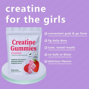Gomitas de Creatina Pura 5000mg por Porción para Adultos, Sin Colorantes Artificiales, Sin <span class=keywords><strong>Gelatina</strong></span>, Fórmula Limpia, para Rendimiento - Product Image 5