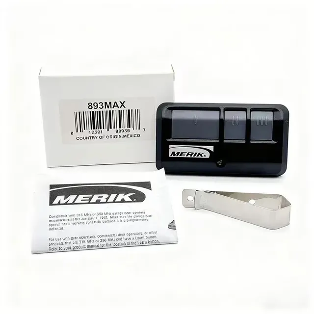 893MAX Garage Door Opener Remote Multi-Brand for 371LM 372LM 373LM 891LM 893LM 890MAX 971LM 972LM 973LM