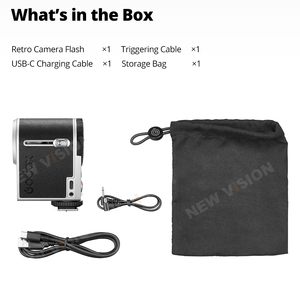 Godox Lux Cadet Retro Cámara Flash Speedlite Trigger para <span class=keywords><strong>Canon</strong></span> Nikon Fujifilm Olympus Sony Cámara - Product Image 6