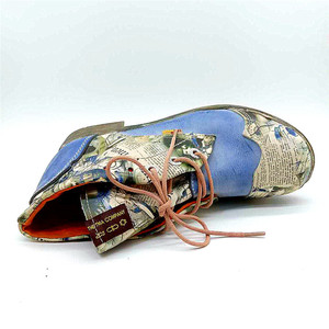Nouvelle Mode Logo Personnalisé Belle Lacets Bottes Martin, Dames En Cuir Bottes - Product Image 6