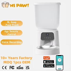Akıllı Video 5L Kedi Köpek Mama Kabı Ses Kaydı Çift Güç Kaynağı Otomatik Mama Kabı Çevre Dostu ABS Akıllı Mama Kabı - Product Image 1