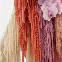 Fleurs de riz suspendues en amaranthe préservée, feuillage doux au toucher réel, longue durée, pour la Saint-Valentin et les remises de diplômes - Meilleures ventes