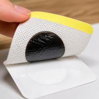 Patch antidouleur à base de plantes à noyau rond, pansement respirant en maille blanche pour les douleurs articulaires et les soins corporels