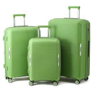Vente directe du fabricant, ensemble de bagages <span class=keywords><strong>en</strong></span> PP, surface résistante aux rayures, roulettes multidirectionnelles à 4 roues, léger, moderne - Product Image 1