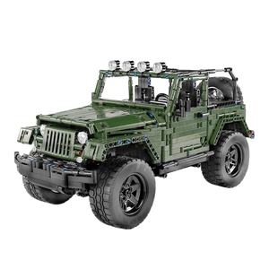 Ensemble de blocs de construction en plastique 2096 pièces 13124 King Toys DIY Pick-up tout-terrain W-Range 1:8 Camion télécommandé pour adultes Modèle de voiture d'ingénierie - Product Image 4